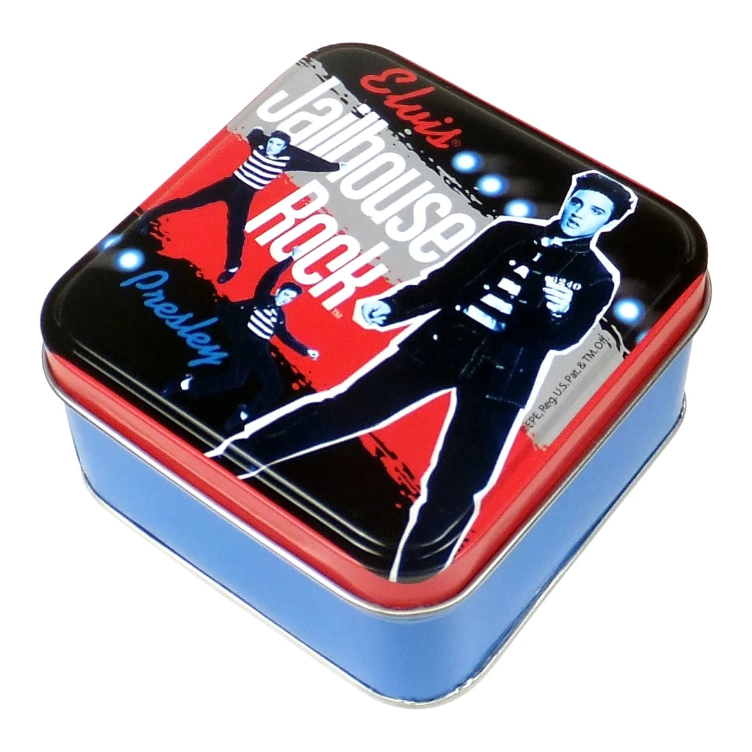 Elvis Presley Collectible 2009 Vandor Jailhouse Rock Notepad & Tin