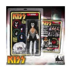 Figures Toy Company KISS Collectible 2011 Love Gun Series 1 Demon 12" Retro MEGO Style Doll