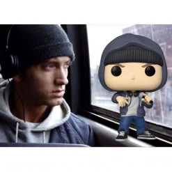 Pop Rocks! Eminem Collectible 2020 Funko Pop! Rocks 8 Mile Figure In Protector Display Case