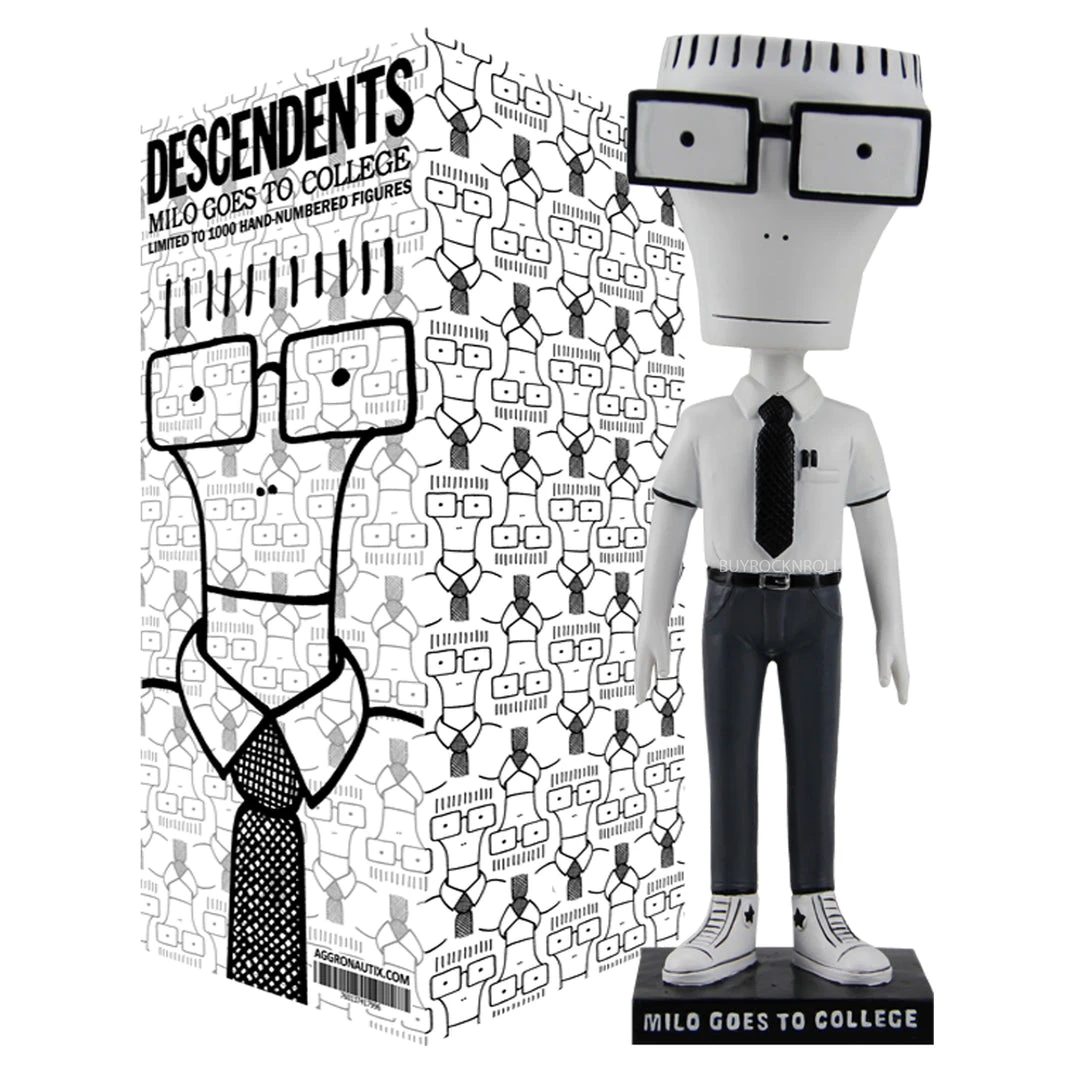 Very Rare Descendents Collectible 2020 Aggronautix Milo Goes To College Throbblehead #144/1000