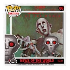 RESTOCKING SOON! Queen Handpicked 2021 Funko Pop Albums News Of The World W/ Robot Figure Case #06