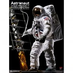 Apollo 11 Collectible 2021 Blitzway 1/4 Scale 1969 Astronaut Moon Landing Statue