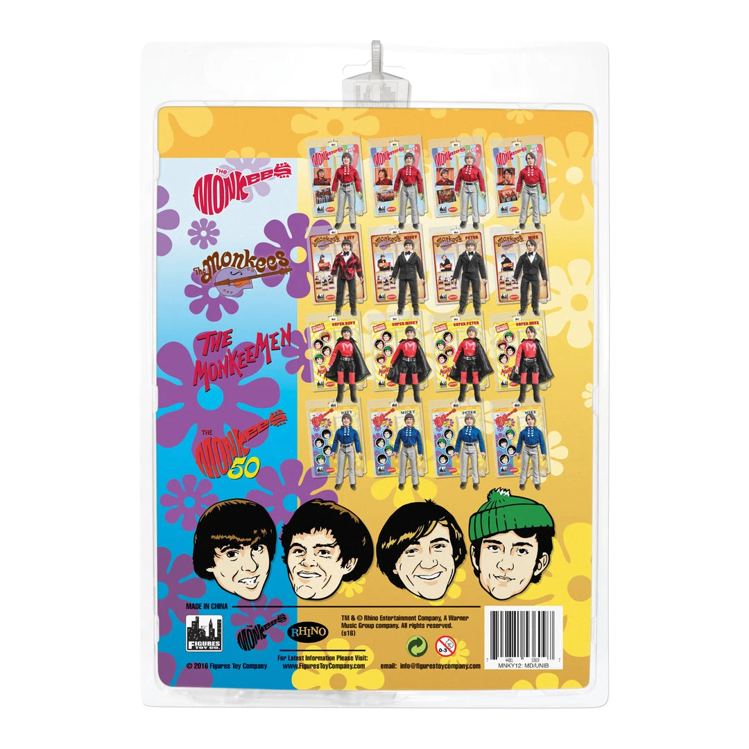 Monkees, The SOLD OUT! The Monkees Collectibles: 2016 Figures Toy Company Retro Blue Suit 12" Doll Set