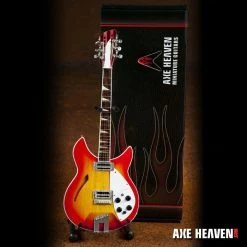 Axe Heaven 12-String Fire Sunburst Miniature Guitar Replica Collectible