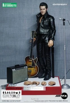 Elvis Presley Collectible 2012 Kotobukiya ArtFX 1968 Comeback Special 1:6 Scale Figure