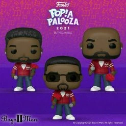 IN STOCK! Boyz To Men Collectible 2021 Funko Pop Rocks 3 Figure Set In Funko Foldable Protectors
