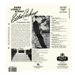 MVD MVD Entertainment Eddie Cochran 2020 Dark Lonely Street Commemorative Record Vinyl Album 10