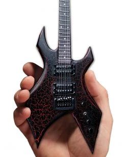 Official Stranger Things 2022 Axe Heaven - Eddie's Guitar B.C. Rich NJ Warlock Mini Guitar Model