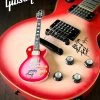Axe Heaven Twisted Sister Collectible 2022 Jay Jay French Signed Real Gibson Les Paul Pinkburst 1:4 Scale Mini Guitar Model