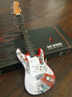 Jimi Hendrix Collectible Officially Licensed Axe Heaven Mini Fender™ Strat™ Monterey Guitar Model