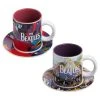 Beatles Collectibles 2016 Vandor Yellow Submarine Teacups & Saucers Set Of 2 (PP) Beatles, The