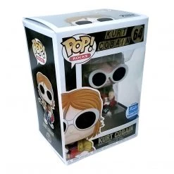 Nirvana Collectible 2018 Funko Shop Exclusive Kurt Cobain Pop! Rocks Figure #64 In Stacks Display Kurt Cobain, Nirvana