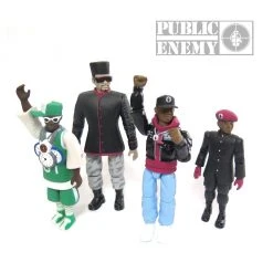 Press Pop Public Enemy Collectibles 2016 PressPop Flavor Flav Chuck D Terminator X Professor Griff Figures