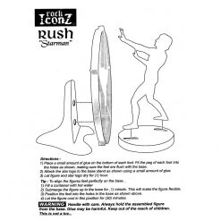 RUSH 2008 KnuckleBonz Rock Iconz'2112' 3D Album Art Starman Statue #80 / 3000