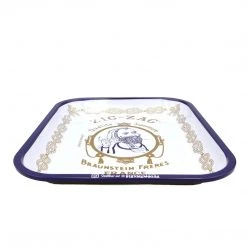 Zig-Zag Collectible Large White Original Rolling Tobacco Tray Tin 13.4 X 10.8 Inches