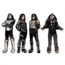 SOLD OUT! KISS Collectible 2017 FiGPiN Love Gun Enamel Figure Pin Set With Displays