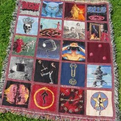 RUSH 2020 Collectible LP Album Cover Logos Woven Blanket/Wall Hanging 50