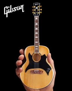 Tom Petty Ccollectible Axe Heaven Gibson SJ-200 Wildflower - Antique Natural Miniature Guitar Model