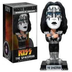 KISS 2011 Funko Wacky Wobbler Set Of 4: Demon Starchild Spaceman Catman