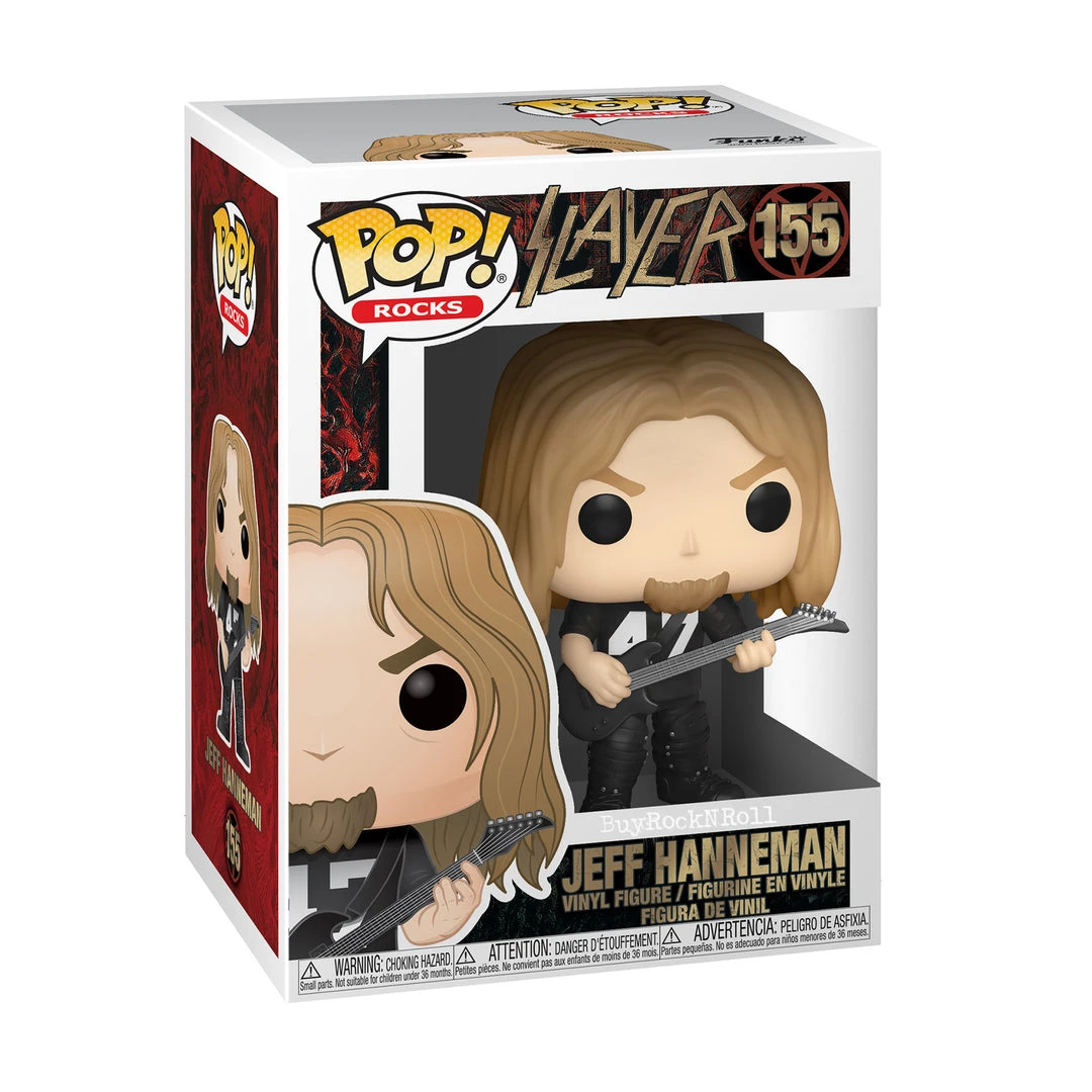 Pop! Rocks Slayer Collectible 2019 Handpicked Funko Pop Rocks Figures Araya, Hannemin, King In Protectors