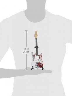 Jimi Hendrix Collectible Officially Licensed Axe Heaven Mini Fender™ Strat™ Monterey Guitar Model