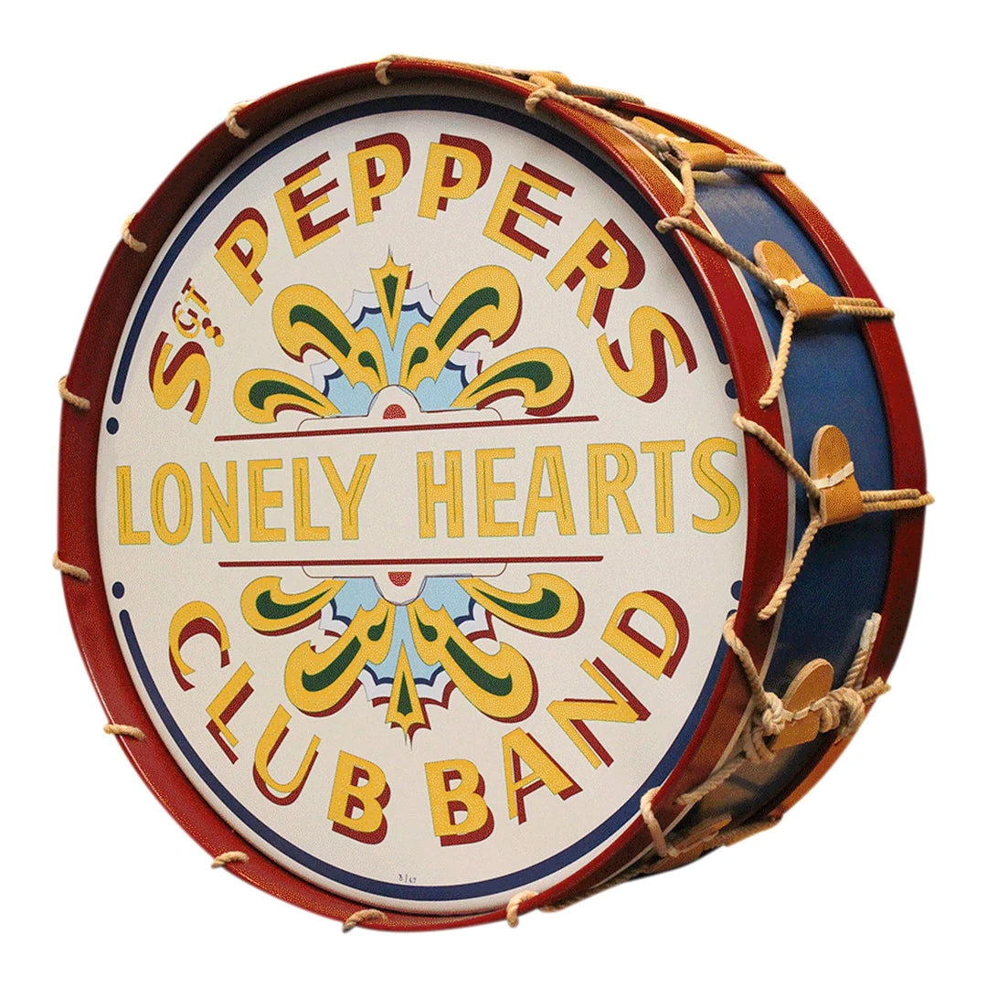 BuyRockNRoll Beatles, The Beatles Collectible: 2017 Sgt Peppers Lonely Hearts Club Band 50th Anniversary Drum Ltd Ed 67*