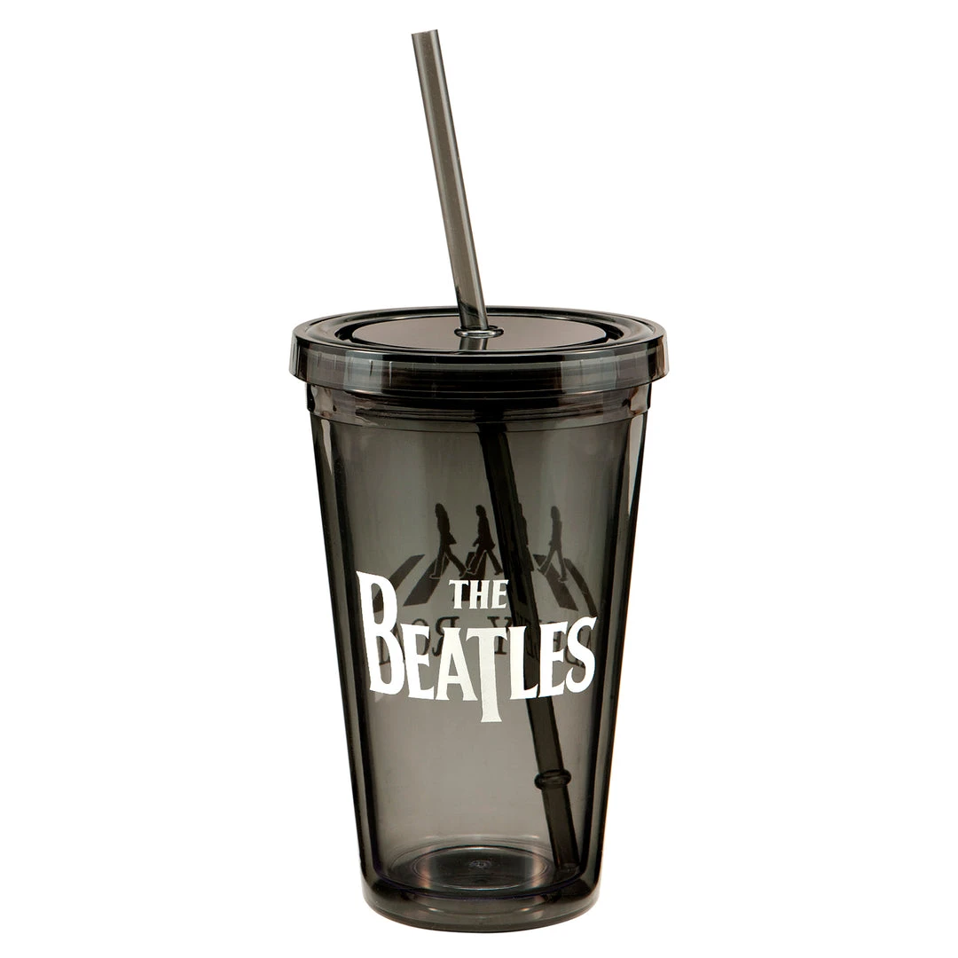 Beatles, The The Beatles 2012 Vandor Fab Four Figures Abbey Road Insulated 18 Oz Travel Cup