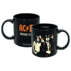 AC/DC Collectible ICUP 2016 Angus Malcolm Young Band Figures Highway To Hell Mug