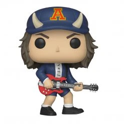 AC/DC 2019 Funko Pop! Rocks Angus Young Chase Figure #91 In Stacks Display Case