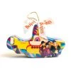 The Beatles Collectible 2007 Vandor Yellow Submarine Decoupage Christmas Ornament Beatles, The