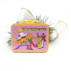 Vandor Beatles Collectibles: 2012 Kurt Adler Miniature Aladdin Lunch Box Christmas Ornaments