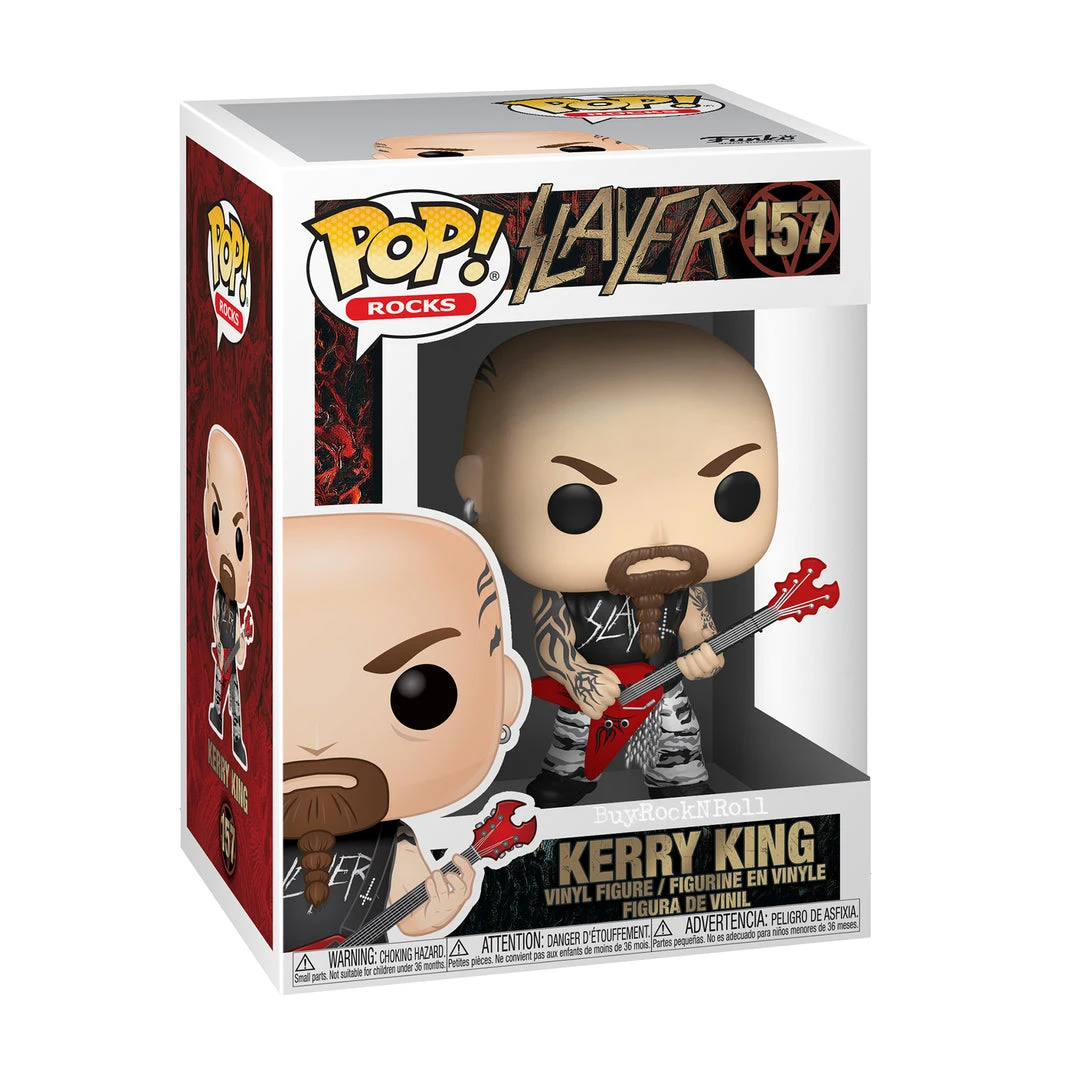 Pop! Rocks Slayer Collectible 2019 Handpicked Funko Pop Rocks Figures Araya, Hannemin, King In Protectors