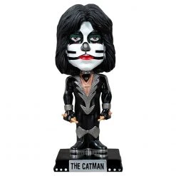 KISS 2011 Funko Wacky Wobbler Set Of 4: Demon Starchild Spaceman Catman
