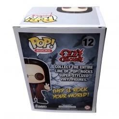 Black Sabbath Collectible 2011 Funko Ozzy Osbourne POP! Rocks Figure #12 In Stacks Display Case