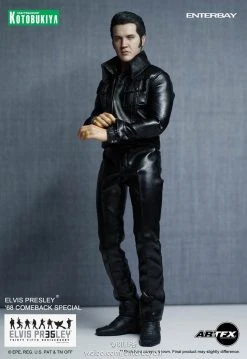 Elvis Presley Collectible 2012 Kotobukiya ArtFX 1968 Comeback Special 1:6 Scale Figure