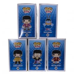 Beatles 2012 Funko Pop! Rocks Yellow Submarine 5 Figure Set Non-Perfect Boxes Beatles, The