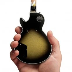 Axe Heaven Tool Collectible Adam Jones 1979 Gibson Les Paul Custom - Antique Silverburst Mini Guitar Replica 1:4 Scale Model