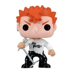 Sex Pistols Collectible 2012 Funko Pop! Rocks Johnny Rotten Figure In A Stacks Display Case
