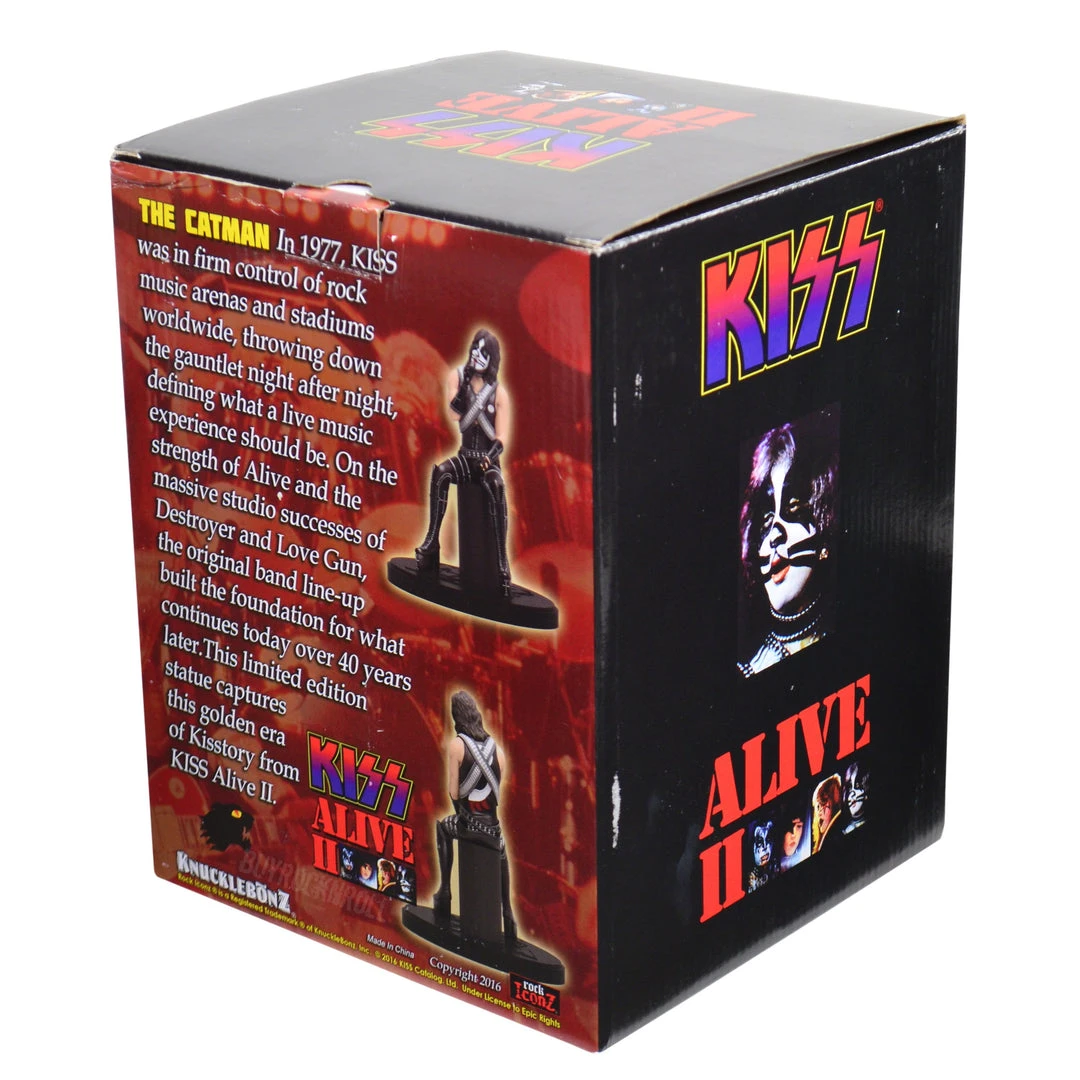 KISS Collectible 2016 KnuckleBonz Rock Iconz Alive II Peter Criss Statue