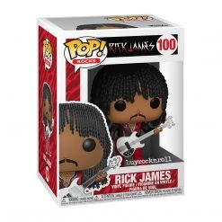Rick James Handpicked Funko Pop! Rocks Super Freak Figure #100 In Display Case