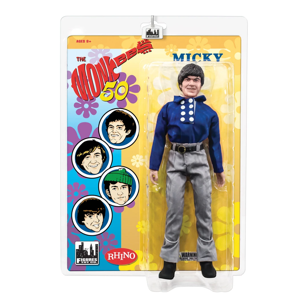 Monkees, The SOLD OUT! The Monkees Collectibles: 2016 Figures Toy Company Retro Blue Suit 12" Doll Set