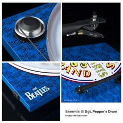 The Beatles Beatles, The Beatles Collectible 2017 Pro-ject Essential III SGT Peppers Turntable With Ortofon OM-10