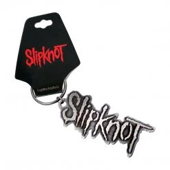 Bravado Rare Slipknot Collectible 2008 Black Aluminum Metal Signature Logo Keychain