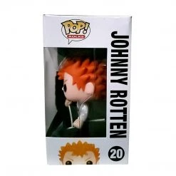 Sex Pistols Collectible 2012 Funko Pop! Rocks Johnny Rotten Figure In A Stacks Display Case