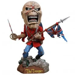 SOLD OUT! Iron Maiden Collectible: 2011 NECA Eddie Trooper Head Knocker Bobble Head Figure