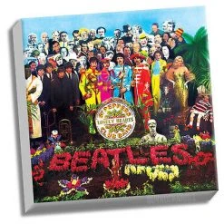 The Beatles Beatles Collectible Sgt Pepper Album Cover Stretched Canvas Wall Art 20x20