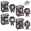 KISS Collectibles 2011 Funko Pop Rocks Series 1 Vinyl Figures Set Of 4 - New