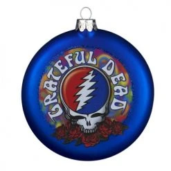 Grateful Dead, The Grateful Dead Collectible: 2014 Kurt Adler Steal Your Face Christmas Ornament