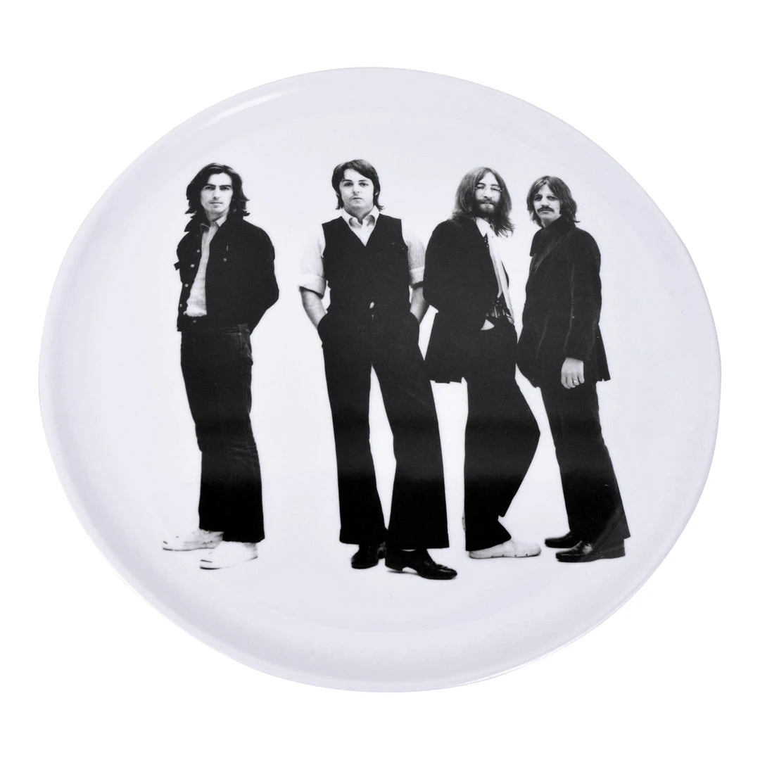 Beatles Collectible: 2014 Kurt Adler 14-Inch Fab Four Photo Melamine Ware Tray