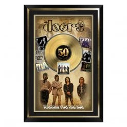 The Doors Collectible Framed LP Waiting For The Sun 50th Anniversary Collage